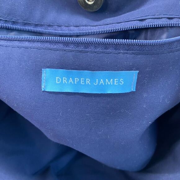 Draper James Straw Everyday Shoulder Bag Tote with Floral Twilly Scarf - Picture 8 of 10